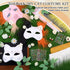 Seenelling 31 Set Pcs DIY Therian Mask Kit Blank Cat Mask Material Kit Accessories for Therian Gear Stuff