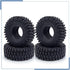 4PCS Soft Rubber 1.0" Wheel Tires Foam Insert 58MM for 1/18 TRX4M Upgrades 1/24 SCX24