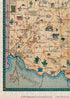 1000 Piece Puzzle for Adults: 1934 Map of Ohio, Cartograph of Ohio - The Oldest State US Puzzles