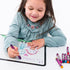 Rectangle Crayon Board | The Only Dry-Erase Lap Board for Visual & Hand Development | Crayons, Not Markers | Infant