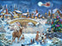 Christmas Puzzle Eve 500 Pieces Jigsaw Puzzles for Adults, 27" x 20" Large Winter Santa Claus