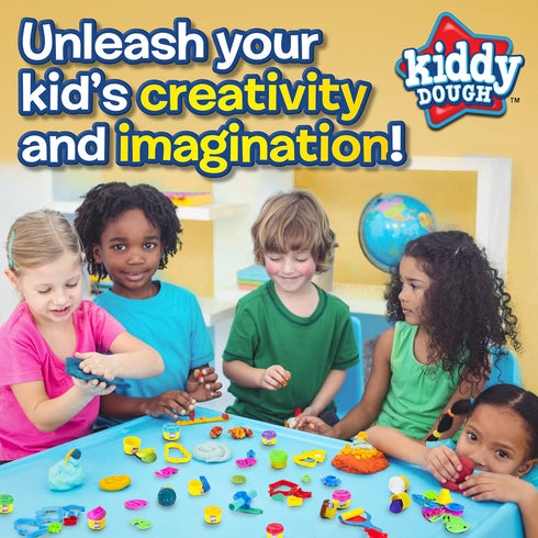 Party Pack - 80 Colorful Non-Toxic Mini PlayDough Containers for Creative Fun - Safe & Educational Gift