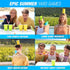 Summer 8 Super Skills Outdoor Yard Game Backyard Games for Kids and Up, Teens & Adults - Fun Water Party for The Whole