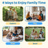60 Family Time Scratch-Off Activity Cards with Day & Night Markers Fun Family Games for Kids & Parents Screen-Free