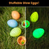 120 240 POPGIFTU Glow in the Dark Easter Eggs Bulk Prefilled Plastic Eggs with Mini Glow Sticks for Night Egg Hunt