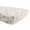 Bebe au Lait Classic Muslin Crib Sheet, 100% Cotton, Fits Standard Crib Mattress - Narwhal