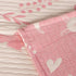 NTBAY 3 Layer Toddler Blanket, 30"x40", Muslin Cotton Jacquard, Lightweight Thermal Baby Blanket