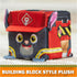 Rubble & Crew Stuffed Animals - Charger, 4-Inch Cube-Shaped Plush Toy for Kids Ages 3 and Up