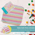 Spasilk Washcloth Wipes Set for Newborn Boys & Girls, Soft Terry Washcloth Set, Pack of 20, Pink Lines