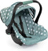 Bayer Design Reborn Baby Doll Car Seat with Sun Shade Canopy -