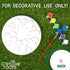 Creative Roots Mosaic Flower Garden Stepping Stone Kit, DIY Stepping Stone Kit for Kids Ages 6+, Includes 7-Inch