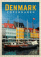 MyPuzzle Denmark Vintage Poster, Premium 500 Piece Jigsaw Puzzle for Adults