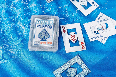 Hoyle Waterproof Playing Cards, Clear - 1 Deck