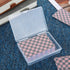 24PCS Plastic Playing Card Case Holder, Clear Storage Box for Standard Size Poker Cards, Snaps Closed (NO Cards)