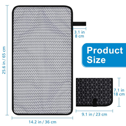 Accmor Portable Diaper Changing Pad, Waterproof Baby Changing Mat, Foldable Portable Travel Changing Pads for Baby