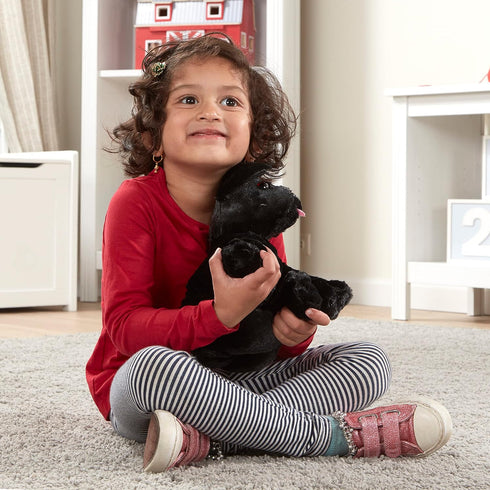 Melissa & Doug Benson Black Lab Stuffed Animal Puppy Dog