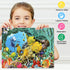 LELEMON 100 Pieces Underwater World Jigsaw Puzzles for Kids Ages 4-8, Dolphins and Fishes Educational Toys