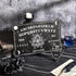 Pendulum Dowsing Divination Board Set, Black Wooden Talking Board for Parties and Gatherings
