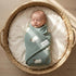100% Cozy Knit Baby Swaddle Blanket - Cotton Soft Receiving Swaddle Stroller Blanket for Shower Gift Registry