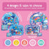 Tummy Tummy 3 KooKooBaby Water Time Mat - Large Sensory Baby Water Mat for Time & Motor Development - Leak-Proof