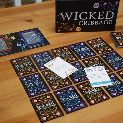 Only Then Studios 30-45 8+ Wicked Cribbage | A Playful Twist On A Classic Game | Minute Playtime | Ages | Quick, Easy