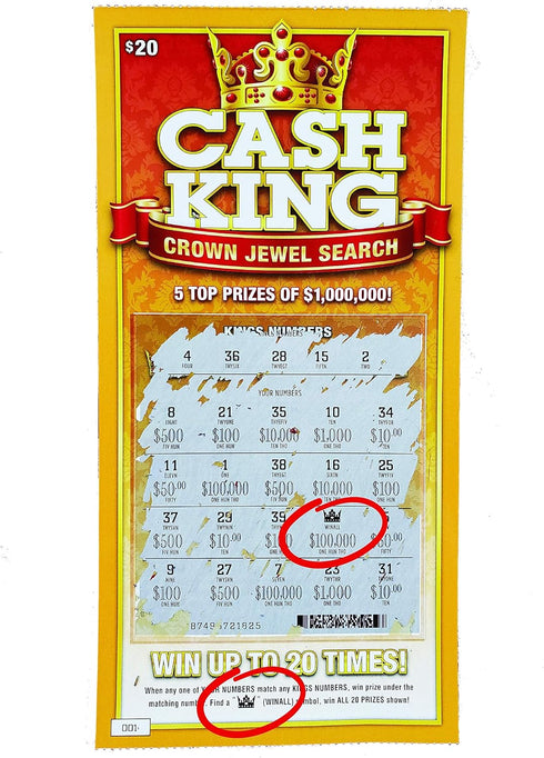 Prank Lottery Tickets and Scratch Cards, Look Real, $1 Million Winning Ticket Gag Set