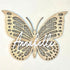 Chillever - Personalized Butterfly 3D Name Sign, Custom Wood Personalized Butterfly Wall Decor