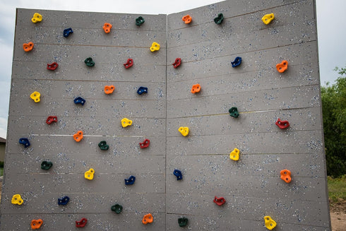 Squirrel Products Deluxe Extra Large Rock Climbing Holds for Kids, DIY Indoor & Outdoor Playground Accessories, Ages 3+
