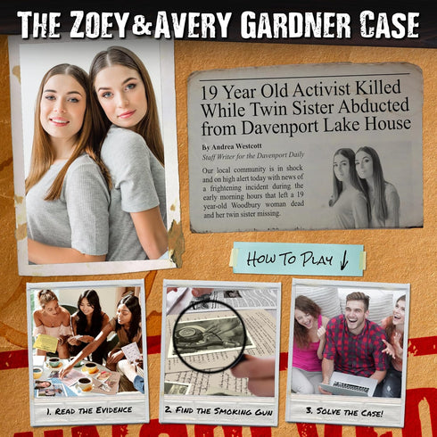 Active Murder Mystery Game | Solve the Avery Gardner Case