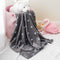 Bunnikins & Clover Lightweight Plush Flannel Baby Blanket, Super Soft for Boys and Girls, 30"x36"