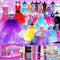Sunrad 1500+ PCS Fashion Designer Kits for Girls with 6 Mannequins, DIY