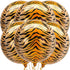 KatchOn Big Tiger Balloons for Birthday Party - 22 Inch, Pack of 6, Tiger Stripe Balloons for Graduation Decorations