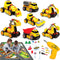 MOBIUS Toys 7-in-1 Take-Apart Truck Construction Set STEM Building Toy w/Drill, Lights