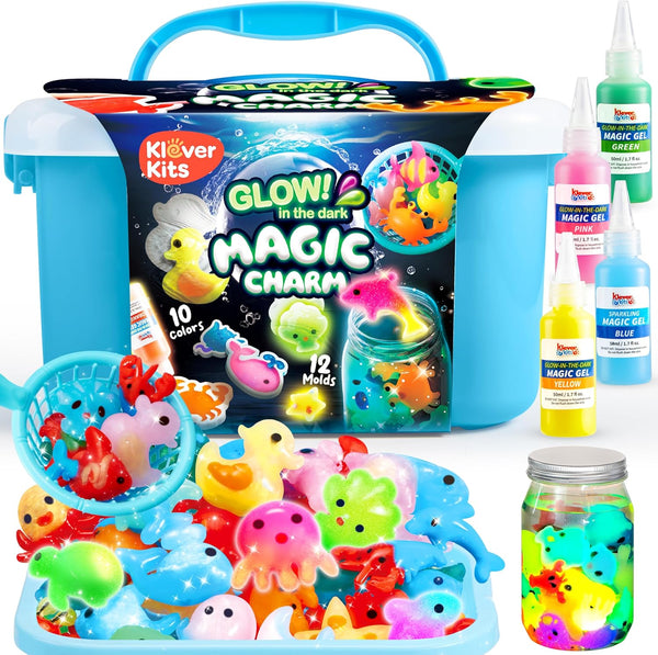 Klever Kits Glow-in-The-Dark Water Gel Kit, Magic Fairy Water Pets Toy Kit