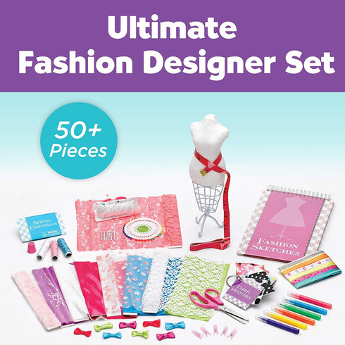 Creativity for Kids Designed by You Fashion Studio - DIY Fashion Designer Kit for Girls, Craft Kit for Ages 9-12+