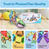 Set Playset 3+ PN11 PicassoTiles Nano Tiles Magnetic Building Construction with Tin Storage Case Compact Colorful Mini