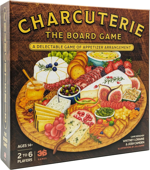 Th3rd World Studios Charcuterie Board Game by 3WS - Deliciously Themed Strategy Game for 2-6