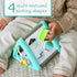 Infantino Activity Triangle & Shape Sorter with 4 Shapes, Bendy Bars, Maze Tracks & Spinning Gears for Infants & Toddlers 6M+