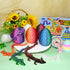8" 3D 3D Set Impossmaker Printed Easter Dragon Eggs with Printed Dragon Inside, Easter Basket Stuffers Mini Dragon Egg