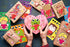 Joy Bang Valentines Stickers for Kids, 36 Sheets DIY Face Stickers for Valentine’s Day Crafts, Red Pink Heart