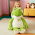 IKASA Large 30" Frog Stuffed Animal Plush Toy, Giant Cute Jumbo Soft Toy for Kids