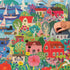 eeBoo Piece and Love Swedish Fishing Village 1000 Piece Square Puzzle, Glossy Sturdy Pieces