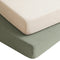 Konssy Muslin Crib Sheets for Boys, Soft Cotton Neutral Baby Sheets for