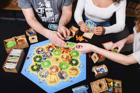 TowerRex Board Game Organizer for Catan Box | Compatible with Cities & Knights and Seafarers Expansions | Storage Kit