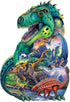 MasterPieces 100 Piece Shaped Jigsaw Puzzle for Kids - Dinosaur Days - 14"x19"