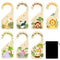 R HORSE 8Pcs Safari Baby Closet Dividers, Double Sided Nursery Hanger Dividers