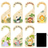 R HORSE 8Pcs Safari Baby Closet Dividers, Double Sided Nursery Hanger Dividers