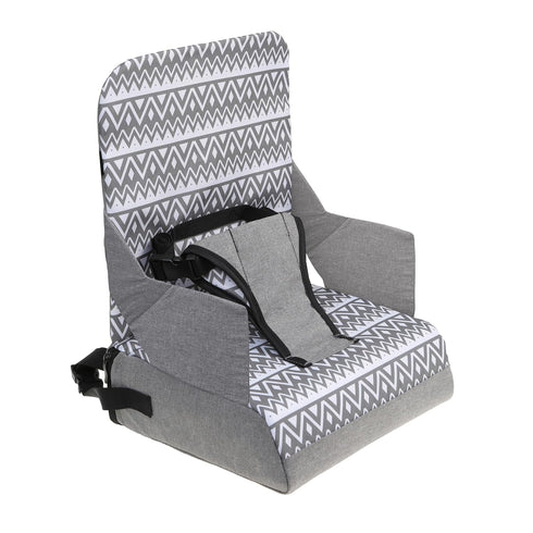 (6M-3Y) Dreambaby Grab N Go Travel Booster Seat Portable Toddler High Chair for Dining with Storage & Shoulder Strap