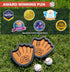 Set Toss and Catch Ball Game - Easy to Use Sticky Balls & Beginner Baseball Training Glove - Premium Toy Paddle Fits