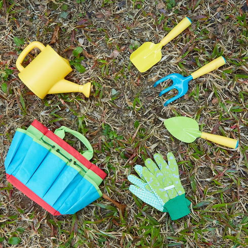 Set,6 Set FITNATE Green Kids Garden Tools PCS Garden Tools Including Watering Can, Shovel, Rake, Fork, Children